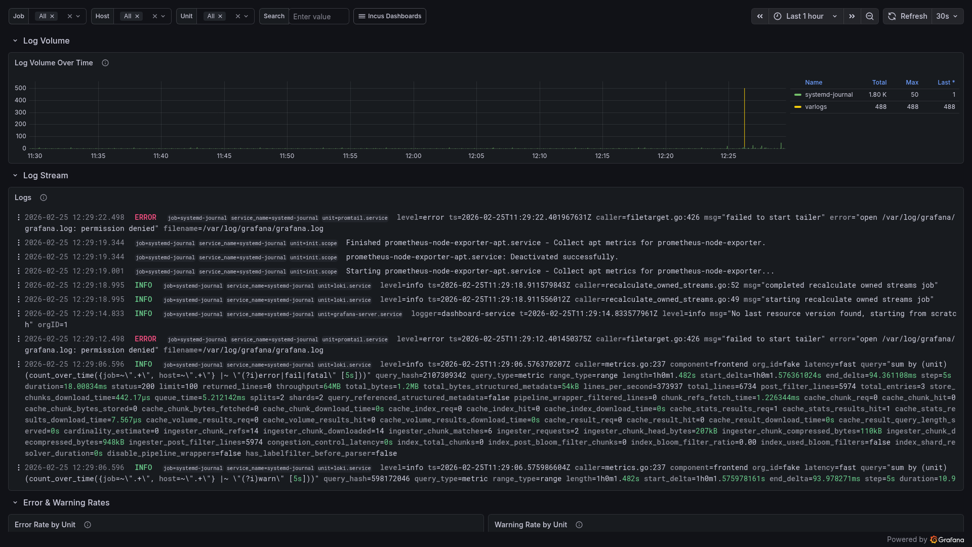 Logs Explorer
